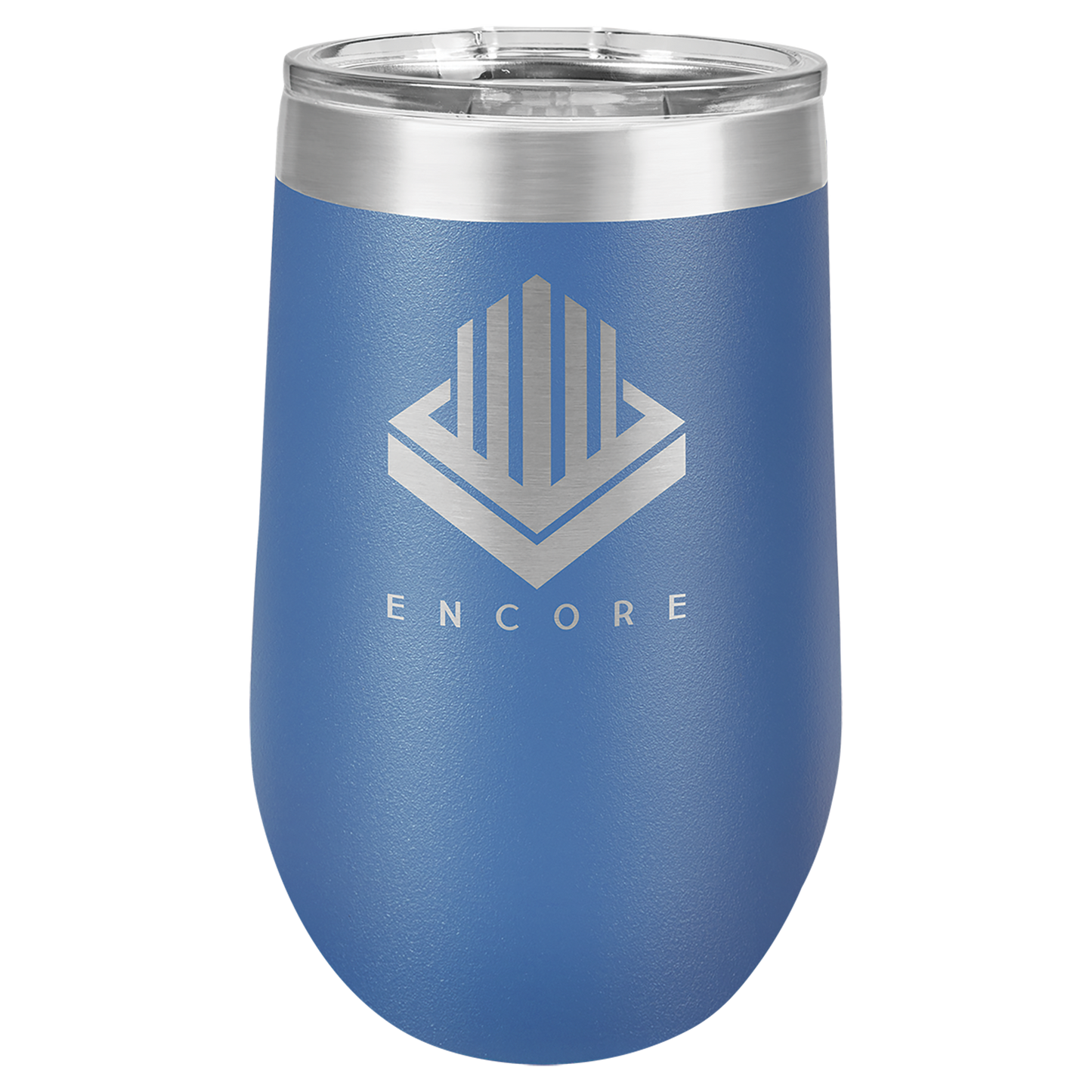 Royal Blue 16 oz Stemless Wine Tumblers - Personalized