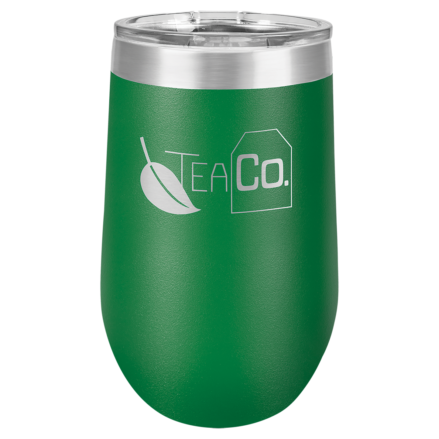 Green 16 oz Stemless Wine Tumblers - Personalized