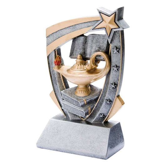 3D Star Academic Trophy personalized school award with free custom engraving – Decade Awards