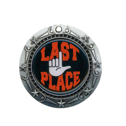 Last Place World Class Medal - Gold, Silver or Bronze | Engraved Worst of the Worst Medal - 3 Inch Wide Decade Awards