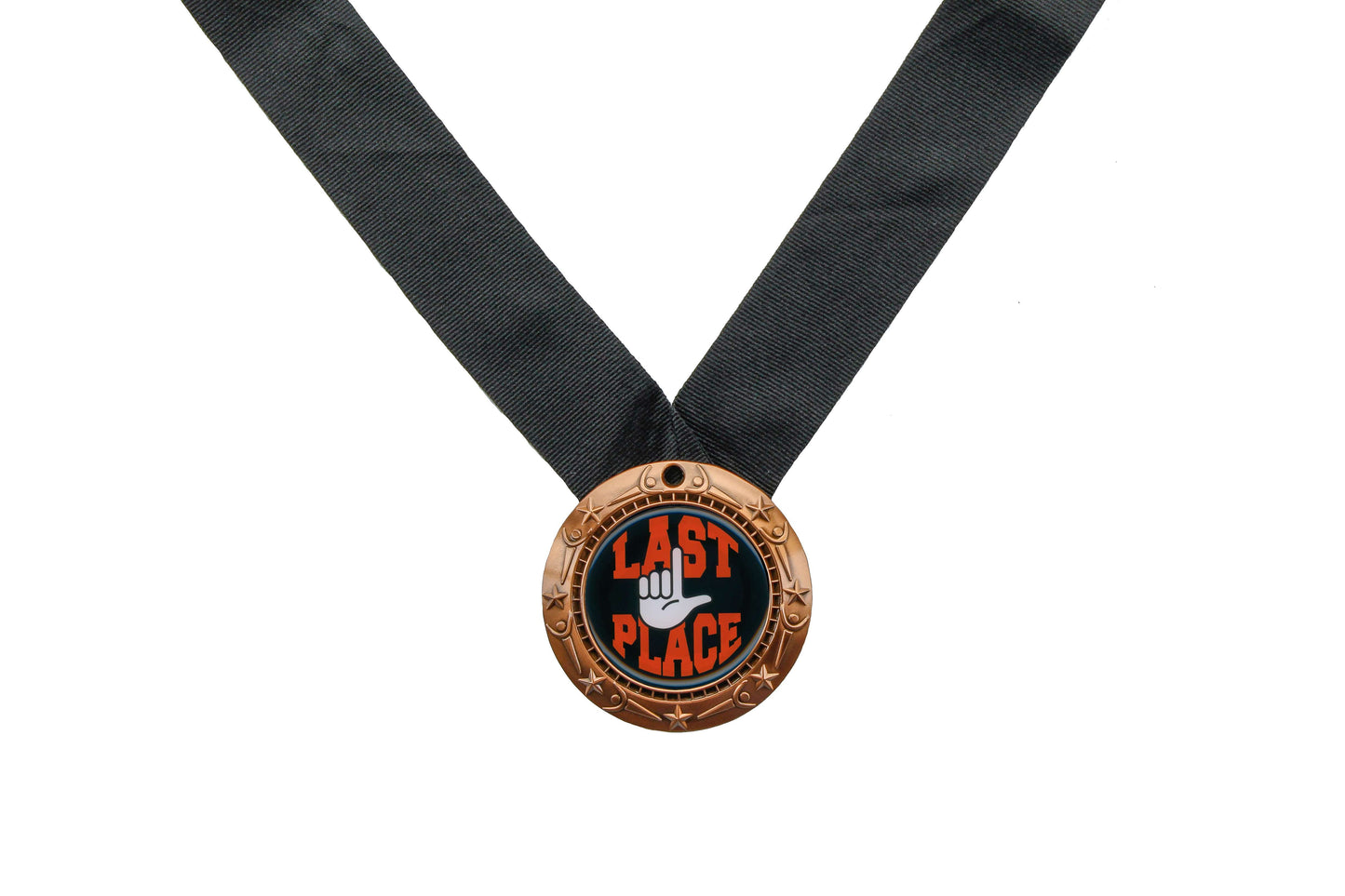 Last Place World Class Medal - Gold, Silver or Bronze | Engraved Worst of the Worst Medal - 3 Inch Wide Decade Awards