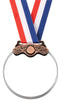 Crystal Medal- Gold, Silver or Bronze | Engraved Crystal Medal - 2.75 Inch Wide