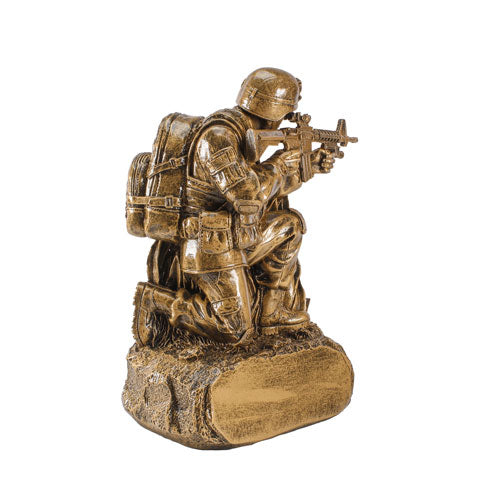 Military Rifleman Trophy  - 9.25" Tall