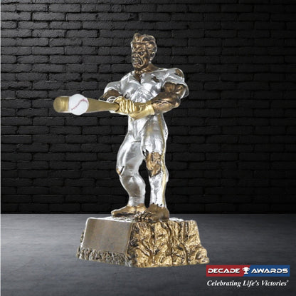 Baseball Monster Trophy | Engraved Baseball Beast Award - 6.75 Inch Tall Decade Awards