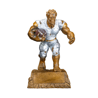 Football Monster Trophy | Engraved Gridiron Beast Award - 6.75" or 9" Decade Awards