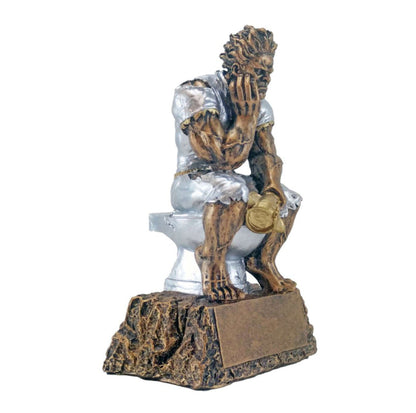 Toilet Monster Trophy | Engraved Last Place Monster Trophy - 6.75 Inch Tall Decade Awards