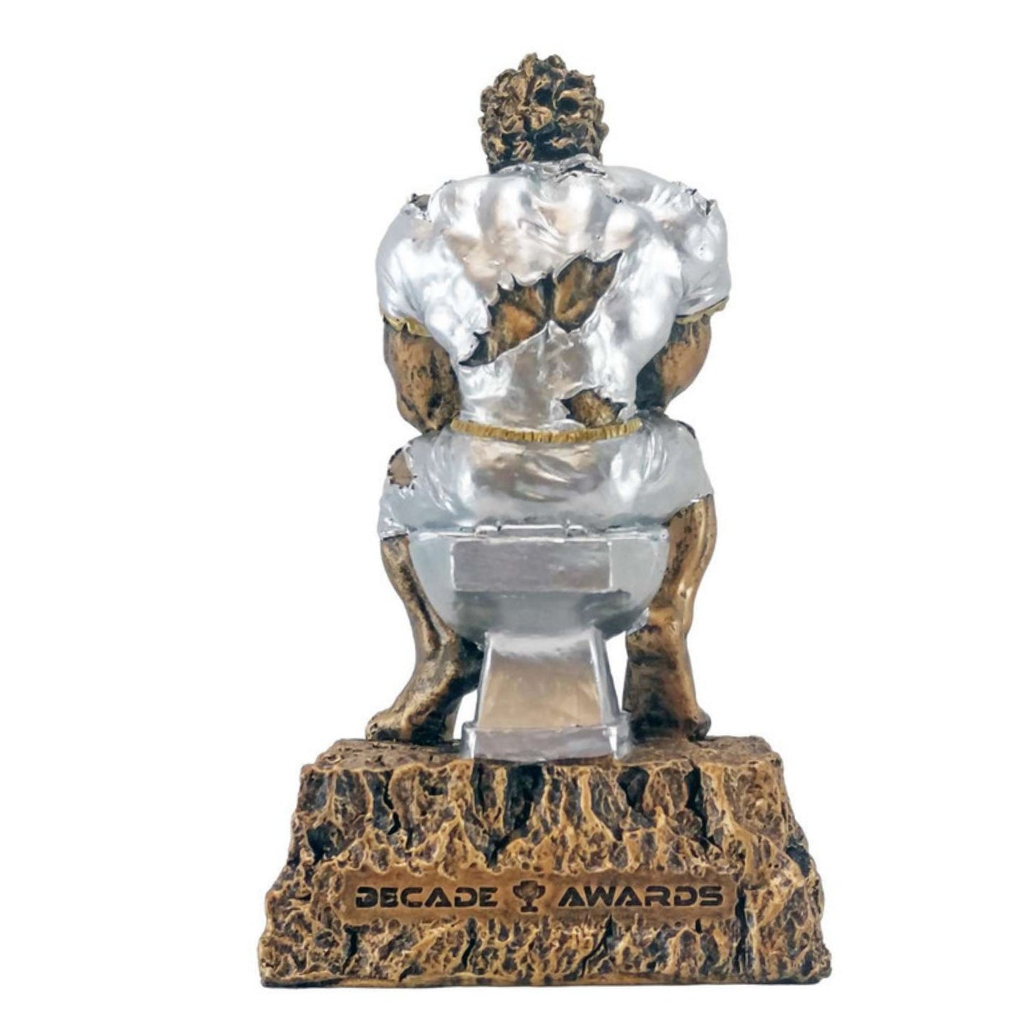 Toilet Monster Trophy | Engraved Last Place Monster Trophy - 6.75 Inch Tall Decade Awards
