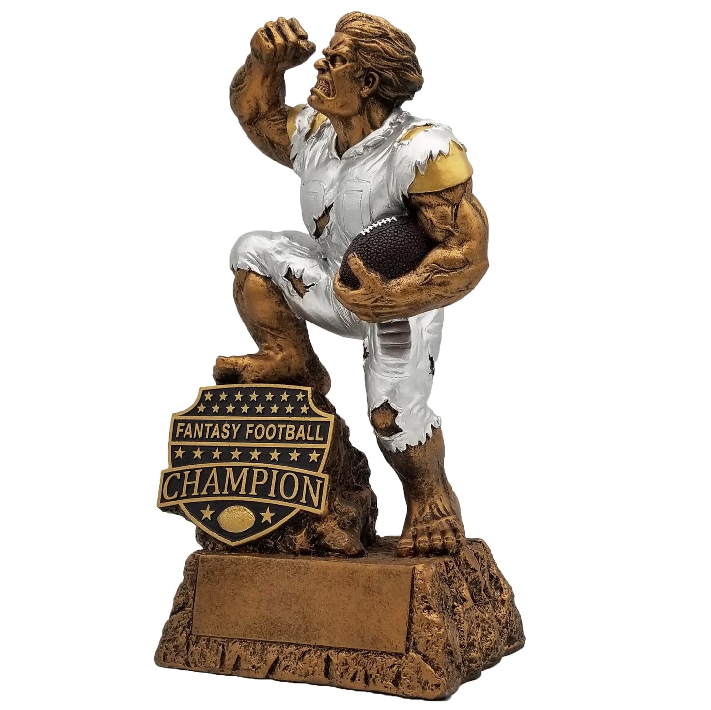 Fantasy Football Champion Monster Trophy - Beast Mode FFL Champion Trophy – Tribute to the Fantasy GOAT from Decade Awards - 6.5 or 10 Inch Tall