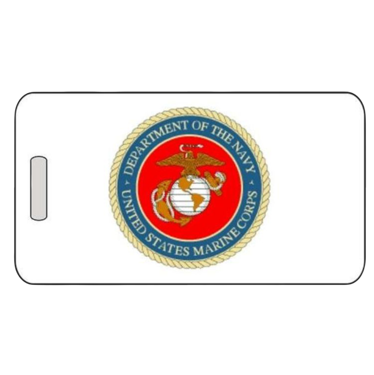 Military Luggage Tag in 2 Sizes – Personalized ID Tag for Deployment or Travel Bags – Durable Design by Decade Awards