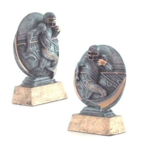 Football Trophy | Engraved Motion X Football Award - 5 Inch Tall Decade Awards
