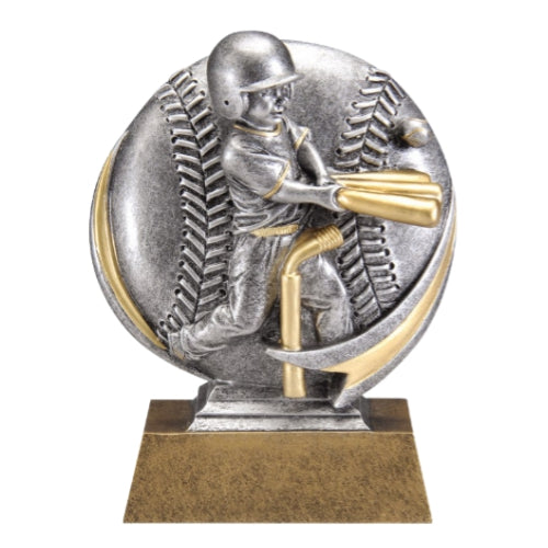 T-Ball Trophy, Male | Engraved Motion X T-Ball Award - 5 Inch Tall Decade Awards