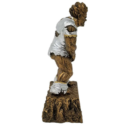 Monster CAUGHT WITH HIS PANTS DOWN Trophy | Engraved Last Place Award - 6.75 Inch Tall Decade Awards