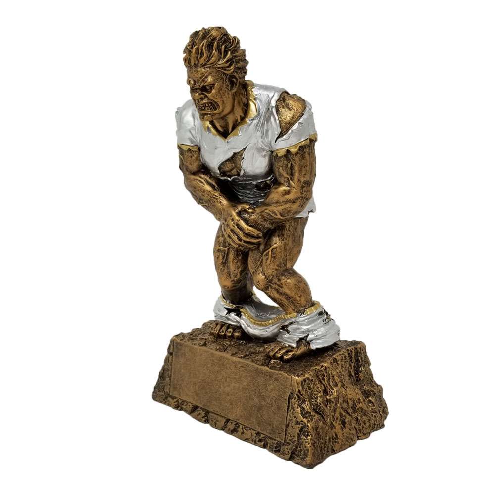 Monster CAUGHT WITH HIS PANTS DOWN Trophy | Engraved Last Place Award - 6.75 Inch Tall Decade Awards