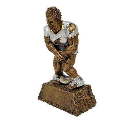 Monster CAUGHT WITH HIS PANTS DOWN Trophy | Engraved Last Place Award - 6.75 Inch Tall Decade Awards
