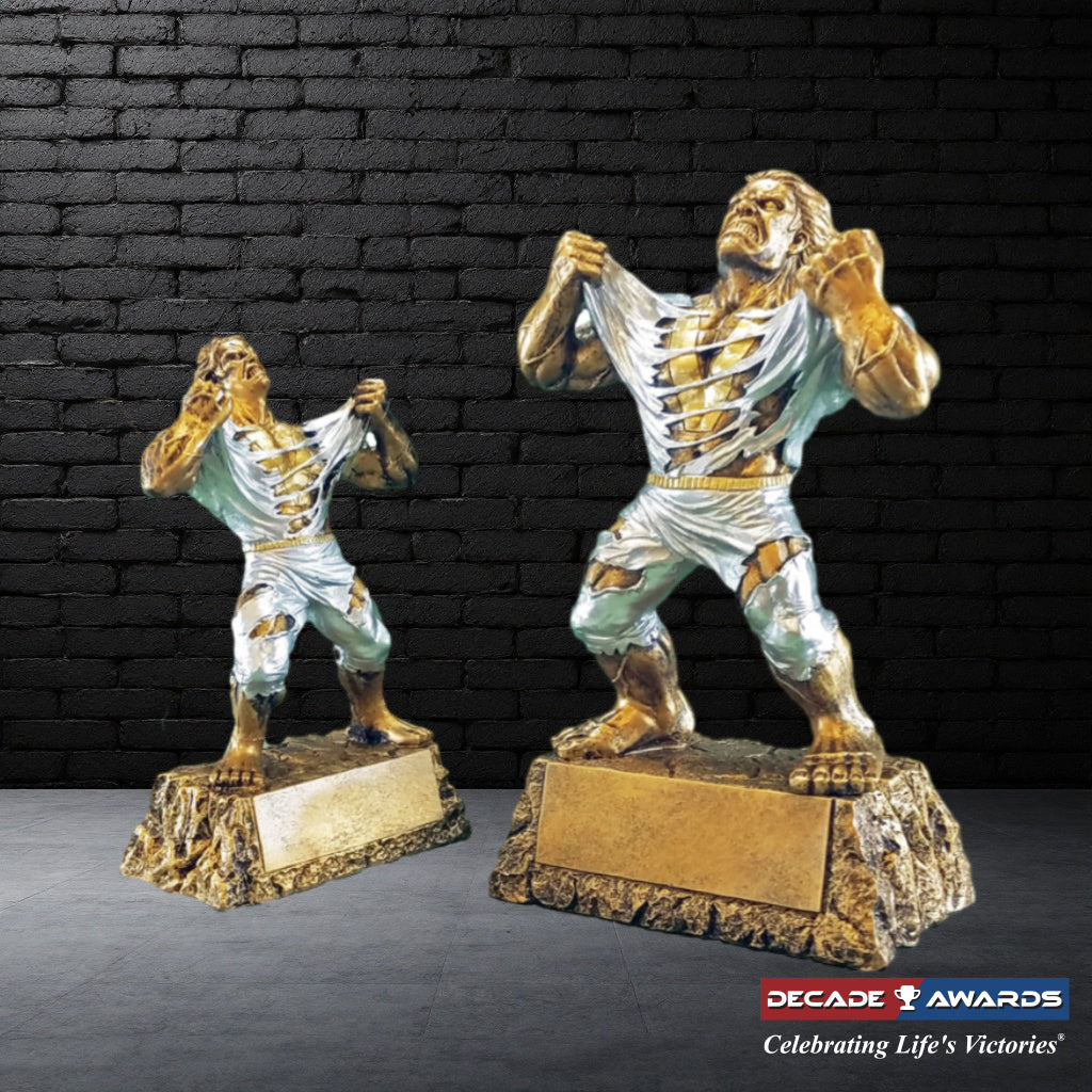 Monster Victory Trophy | Free Custom Engraving - 6.75 or 9.5 Inch Tall ...