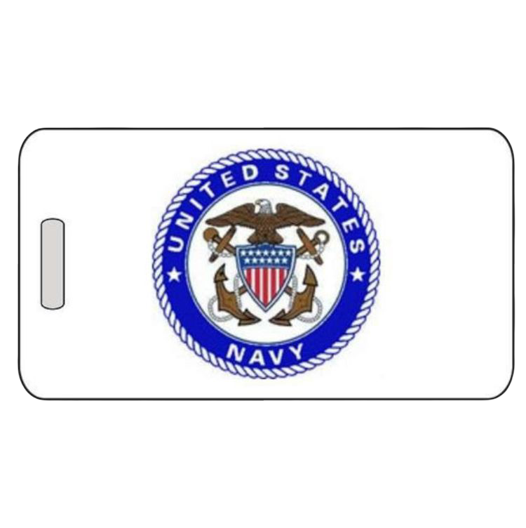 Military Luggage Tag in 2 Sizes – Personalized ID Tag for Deployment or Travel Bags – Durable Design by Decade Awards