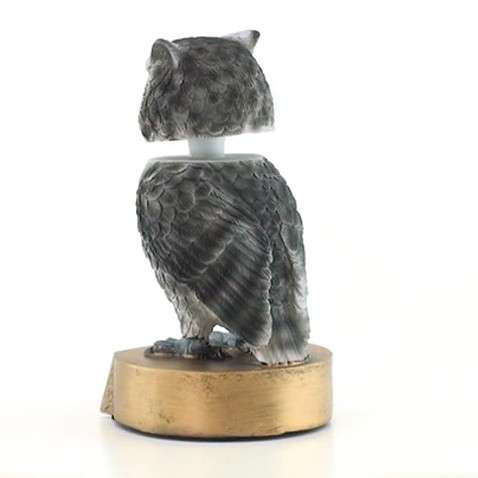 Owl Mascot Bobblehead Trophy | Engraved Owl Award - 6 " Tall Decade Awards