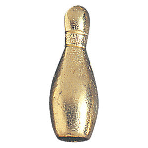 Bowling Pin Lapel Pin |  Letter Jacket Chenille Pin -  Bowling Decade Awards