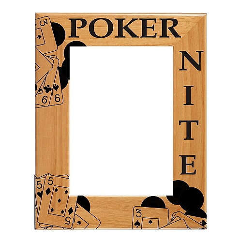 Poker Picture Frame | Personalized Picture Frame | 3 Sizes