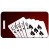 Poker Luggage Tag in 2 Sizes – Personalized Bag ID Tag for Poker Players, Blackjack Fans, and Travel Custom Design by Decade Awards