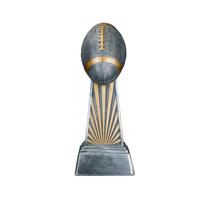 Football Trophy, Imperial Tower | Engraved Football Award - 6, 7.875 or 9.875 Inch Tall Decade Awards