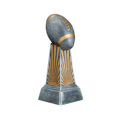 Football Trophy, Imperial Tower | Engraved Football Award - 6, 7.875 or 9.875 Inch Tall Decade Awards