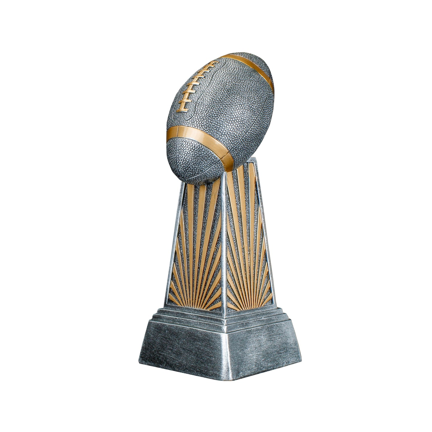 Football Trophy, Imperial Tower | Engraved Football Award - 6, 7.875 or 9.875 Inch Tall Decade Awards