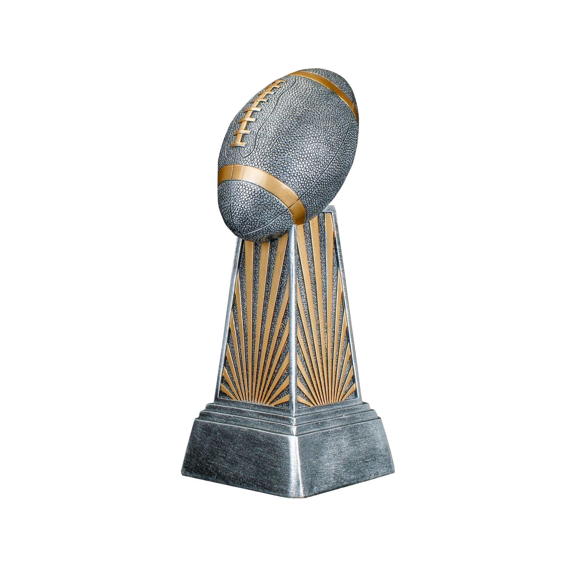 Football Trophy, Imperial Tower | Engraved Football Award - 6, 7.875 or 9.875 Inch Tall Decade Awards