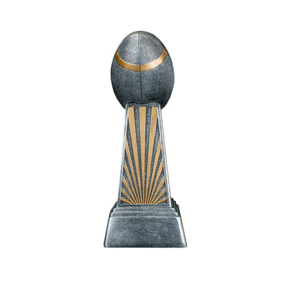 Football Trophy, Imperial Tower | Engraved Football Award - 6, 7.875 or 9.875 Inch Tall Decade Awards