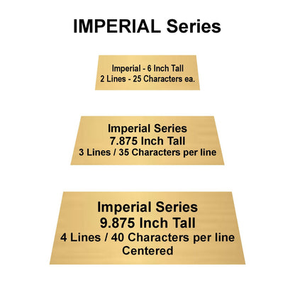 Basketball Trophy, Imperial Tower | Engraved Basketball Award - 6, 7.875 or 9.875 Inch Tall Decade Awards
- Plate sizes
