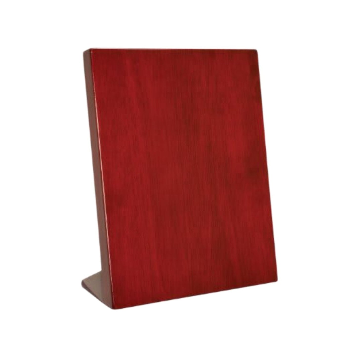 Plaque - Self Standing with Rosewood High Gloss Finish | Engraved Plaque - 7, 8.25 or 9.25 Inch Tall Decade Awards