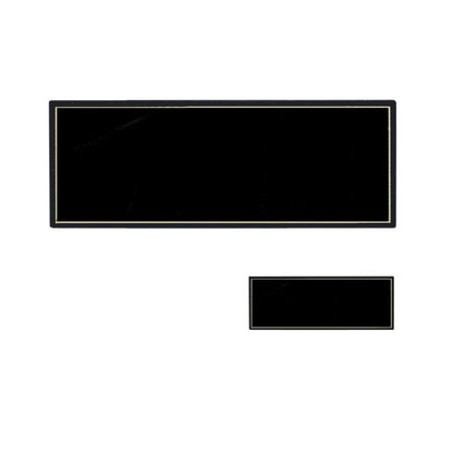 Perpetual Photo Plaque - 10.5" x 13” | Mahogany Finish Plaque with 12 Magnetic Engraving Plates Decade Awards