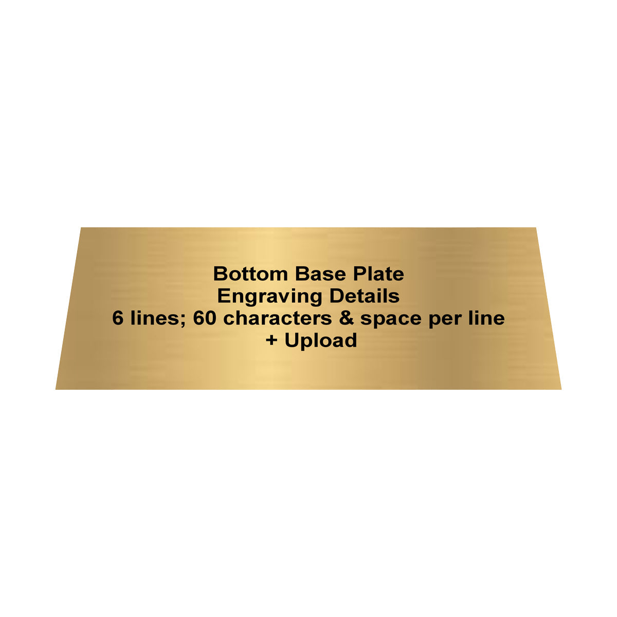 Walnut Perpetual Base | Engraved 2 Tier Base - 10.5 Inch Wide x 5.25 Inch Tall Decade Awards