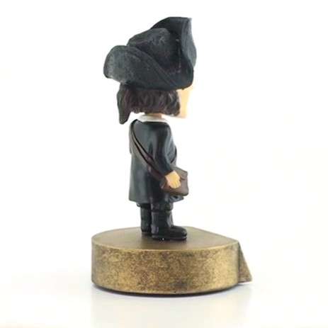 Patriot Mascot Bobblehead Trophy | Engraved Statesman Award - 6" Tall Decade Awards