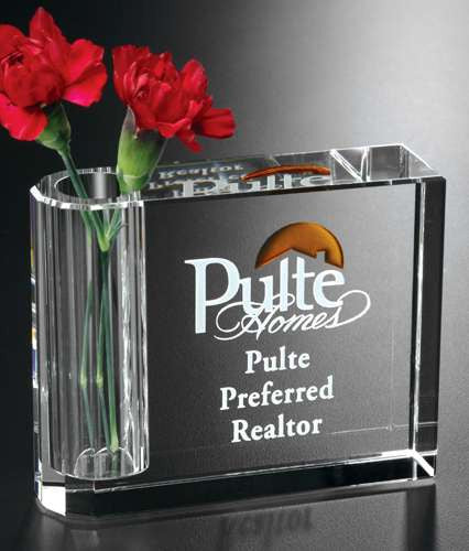 Pen Holder / Bud Vase - 4.5" Decade Awards