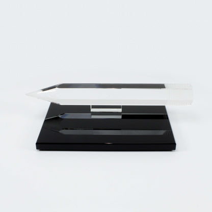 Crystal Pencil Trophy with custom engraving for writing and academic recognition – Decade Awards