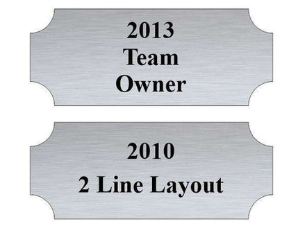 Personalized Perpetual Trophy Base | Cherry or Matte Black  | 5.25 Inch