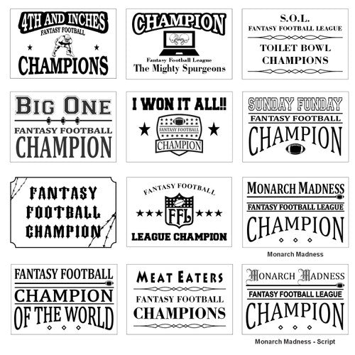 Personalized Perpetual Trophy Base | Cherry or Matte Black  | 5.25 Inch