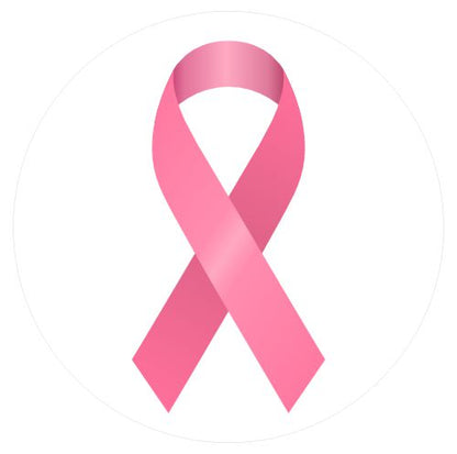 Female Champion Pink Ribbon Trophy | Engraved Woman Warrior Breast Cancer Awareness Award - 6.75 Inch Tall Decade Awards