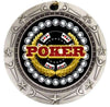 Poker World Class Medal - Gold, Silver or Bronze | Engraved Texas Hold 'em Medallion - 3 Inch Wide Decade Awards