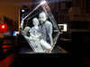 3D Crystal Custom Photo Gift – Prestige Crystal Cube Decade Awards