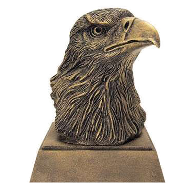 Eagle Trophy | Personalized Sculptured Eagle Mascot Award | 5.5 Inches Tall