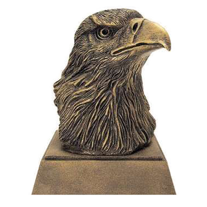 Eagle Trophy | Personalized Sculptured Eagle Mascot Award | 5.5 Inches Tall