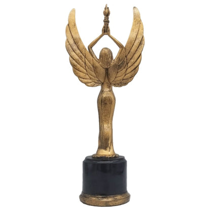 Achievement Trophy, Female  | Engraved Female Victory Award - - 12 Inch Tall Decade Awards