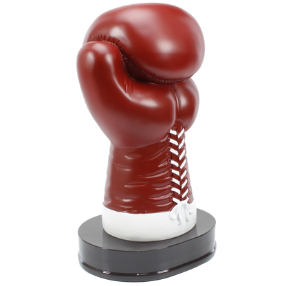 Boxing Glove Trophy | Red | Personalized Boxing Award | 9.5 Inch