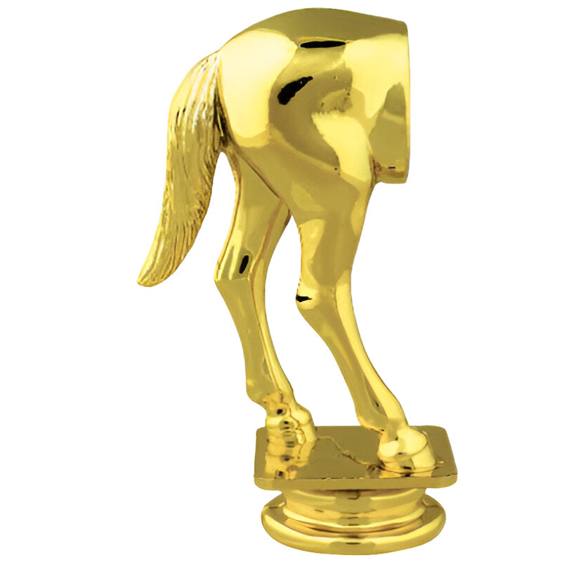 Fantasy Football Loser Trophy with horse rear topper on toilet paper roll gag award – Decade Awards