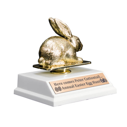 Golden Bunny Trophy – 6.5 Inch Tall
Perfect for Spring & Easter Celebrations Decade Awards