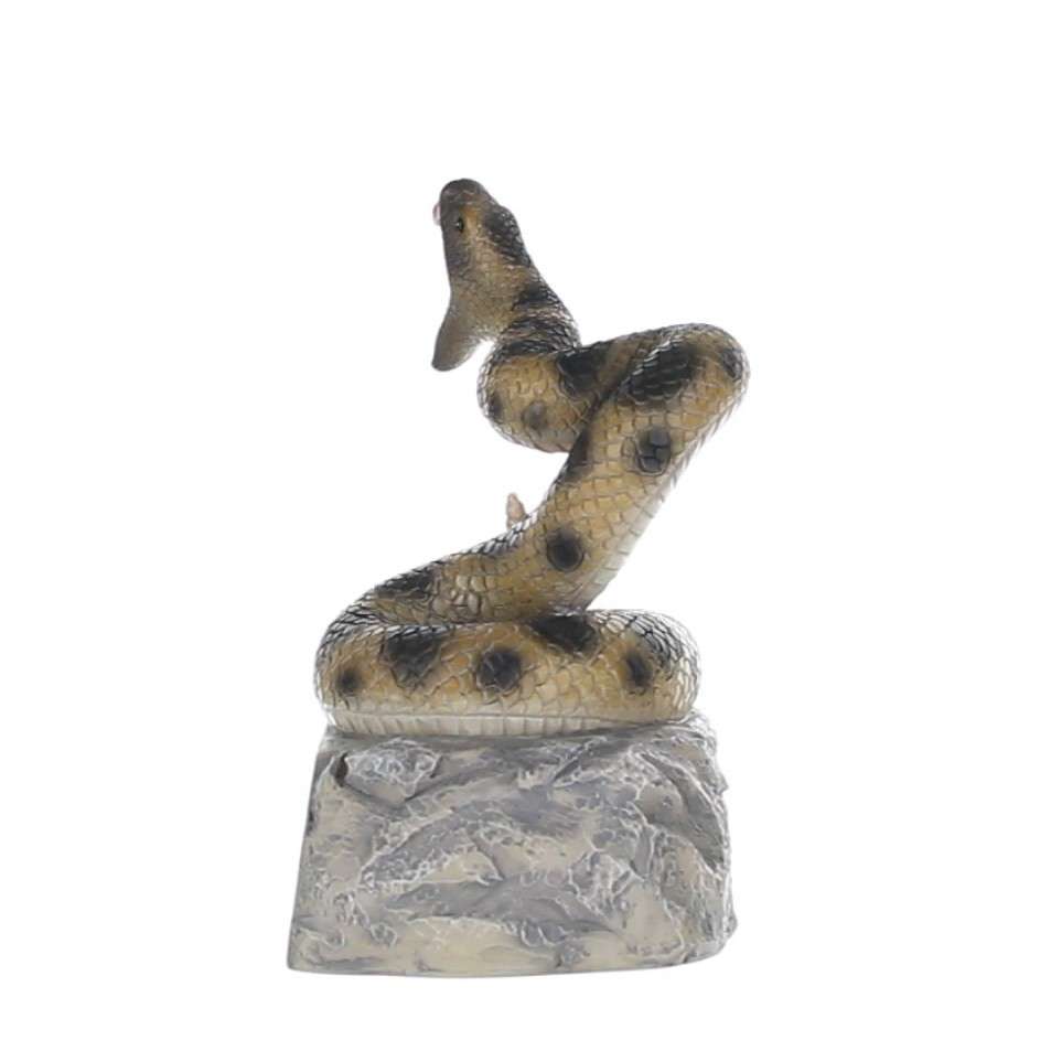 Rattlesnake Mascot Trophy | Engraved Color Snake Mascot Award - 6 Inch Tall Decade Awards