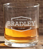 10.5 oz Rocks Glass / Old Fashioned / Whiskey Glass - Personalized Decade Awards