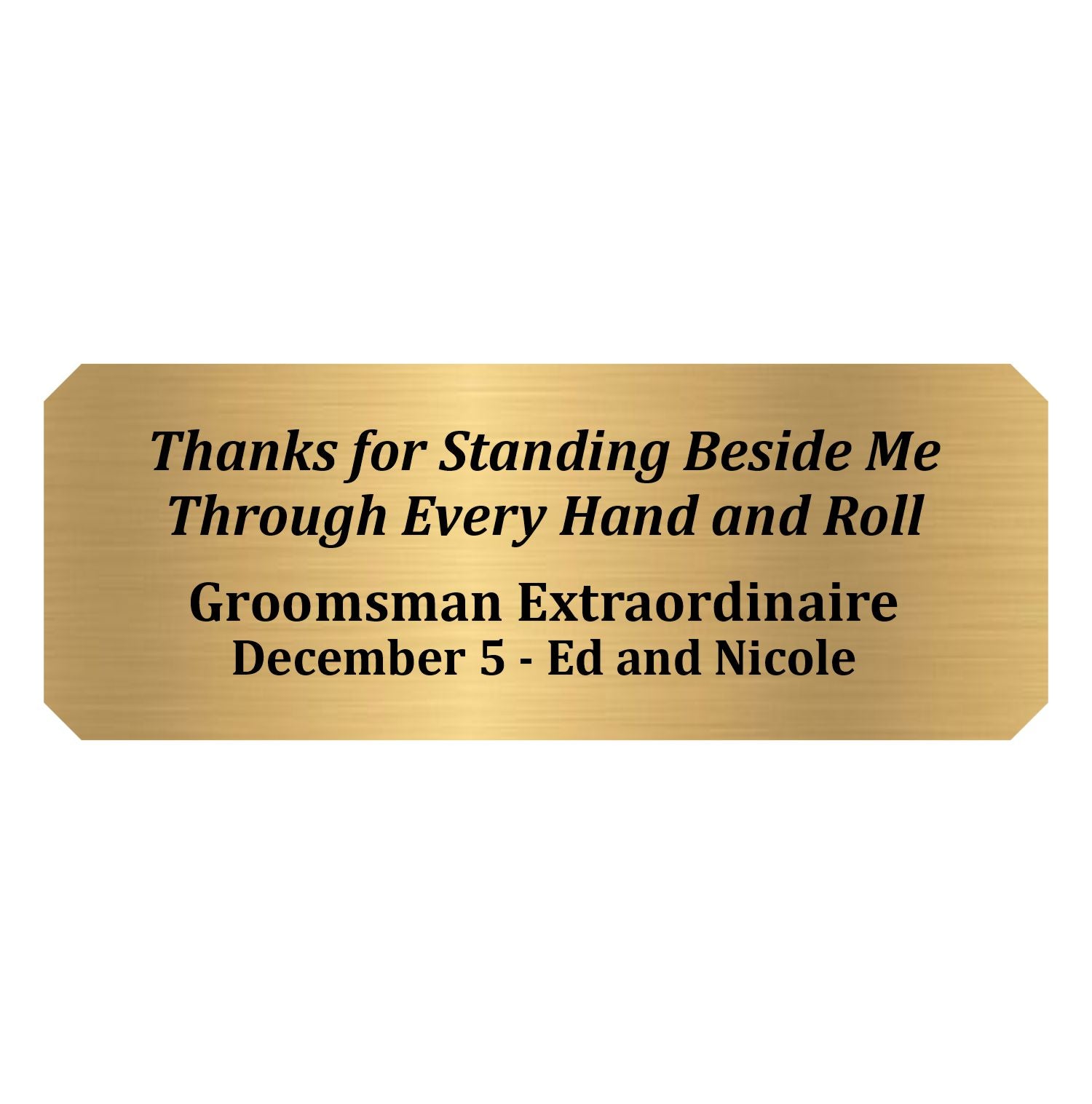 Poker Set 100 Chip - Rosewood Finish box with custom engraved plate Decade Awards